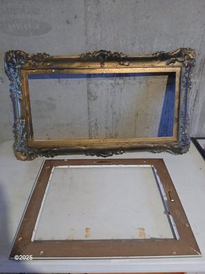 Two vintage photo frames