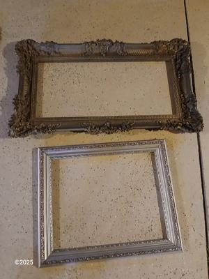 Two vintage photo frames