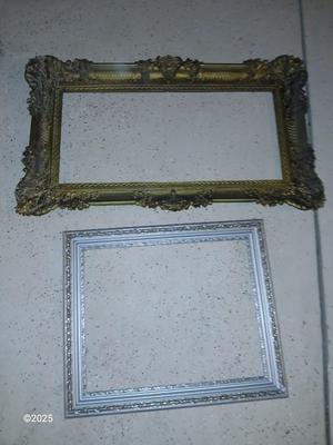 Two vintage photo frames