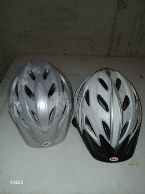 Two adult sized Bicycle helmets
