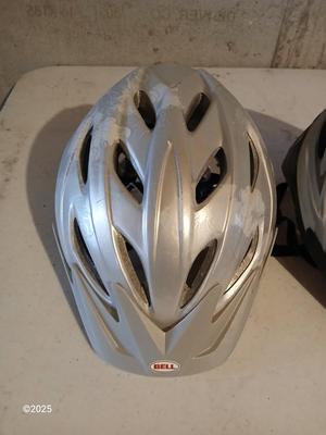 Two adult sized Bicycle helmets