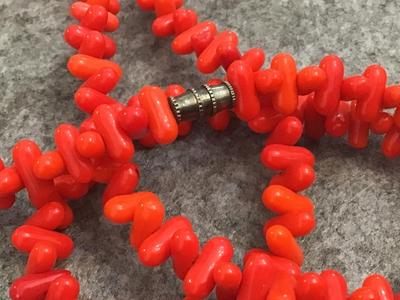 Vintage Red Necklace