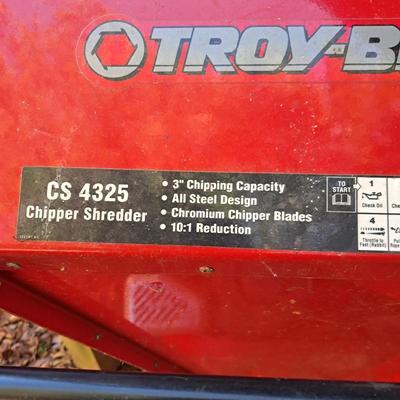 Troy-Built Chipper/Shredder (BD-SD)