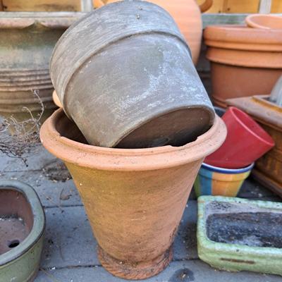 A Bevy of Terra Cotta Pots & Planters (BD-SD)