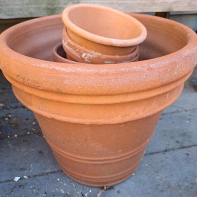 A Bevy of Terra Cotta Pots & Planters (BD-SD)