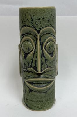 Green Ceramic Tiki Mug from Mark Thomas Outrigger Cannery Row Monterey