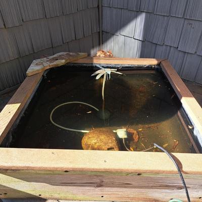Copper and Wood Dragonfly Garden Fountain (FD-SD)