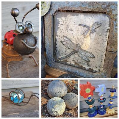 A Cacophony of Stone & Glass Garden Delights (LR-SD)