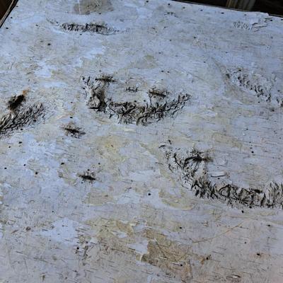 Two Wooden Weathered Tables (BD-SD)