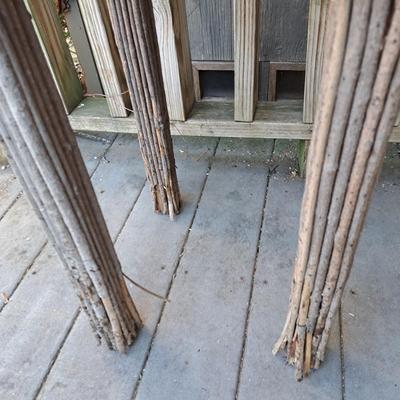 Two Wooden Weathered Tables (BD-SD)