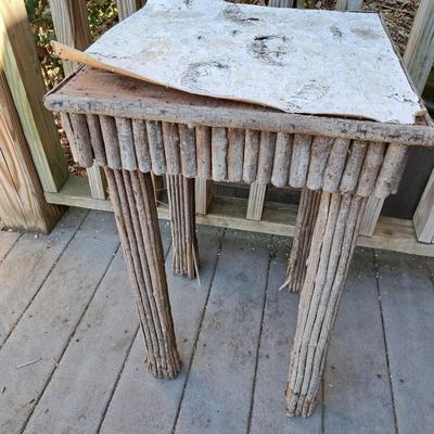 Two Wooden Weathered Tables (BD-SD)