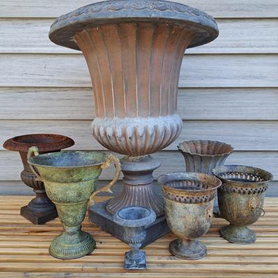 Seven Ornamental Garden Urns (BD-SD)
