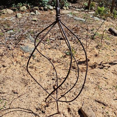 Group of Rusted Metal Garden Topiaries (BD-SD)