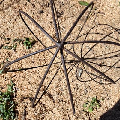 Group of Rusted Metal Garden Topiaries (BD-SD)