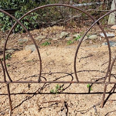 Group of Rusted Metal Garden Topiaries (BD-SD)