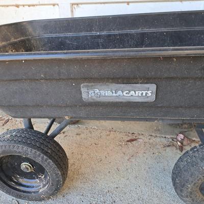 Gorilla Garden Dump Cart & True Temper Wheelbarrow (LD-SD)