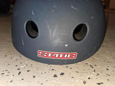 Two skate boarding helmets