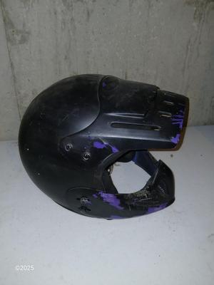 Two older dirt Bike helmets -