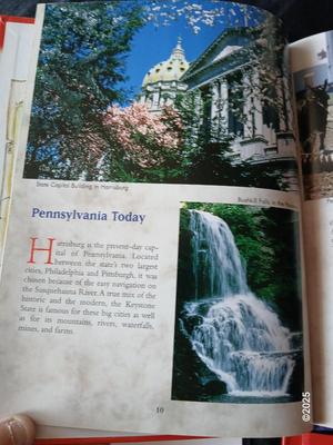 Six 50 state Quarters books - Georgia - Delaware - Pennsyvania - New Jersey - Connecticut - Massachusetts - Hardbacks