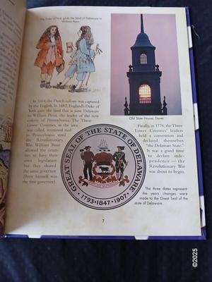 Six 50 state Quarters books - Georgia - Delaware - Pennsyvania - New Jersey - Connecticut - Massachusetts - Hardbacks