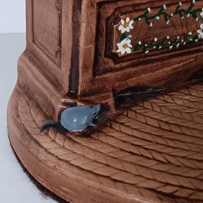 LOT 41D: 1970s Byron Molds Ceramic Boy with Wind-Up Clock