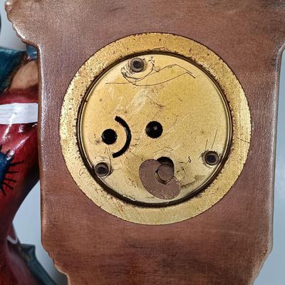 LOT 41D: 1970s Byron Molds Ceramic Boy with Wind-Up Clock