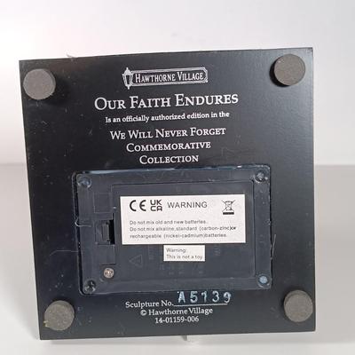 LOT 43D: Hawthorne Village 'We Will Never Forget' Commemorative Collection Figures