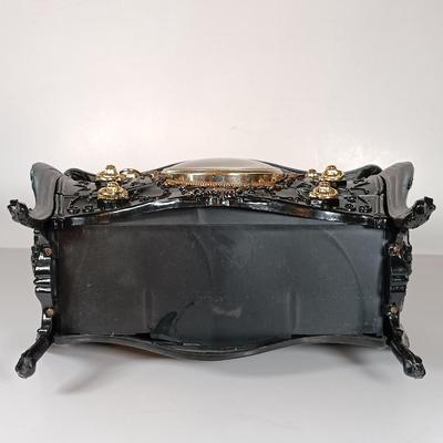 LOT 44D: Vintage Oil Lamp with Reflector & Jewelry Box