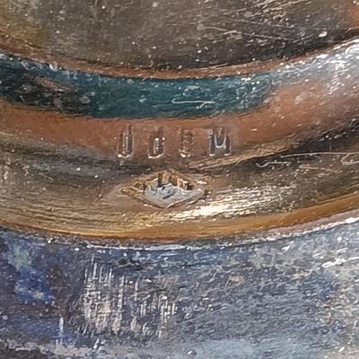 LOT 45D: Vintage West German Lidded Beer Stein, Mapsa Stein Music Box & Pair of German-Style Beer Steins