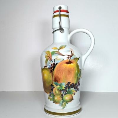 LOT 46D: Rosler Tettau-Bavaria Schnapps Bottle, Faux Wood German Ice Buckets & Royal Porcelain Bavaria Mug