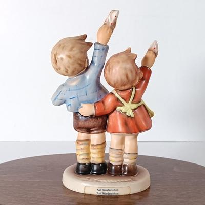 LOT 47D: Goebel Hummel Auf Wiedersehen Airlift Memorial Set & We Congratulate Figurine