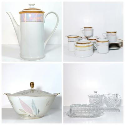 LOT 49D: RGK Leander 1946 Coffee Set w/ Bavaria Claudia Tureen & More