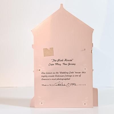 LOT 52D: Aloha Handcrafted Wood Dolphins, West German Crystal Dolphin, Sheila's Cape May Pink House & More