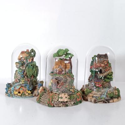 LOT 56D: Franklin Mint Violet L. Schwenig Miniature Cottages