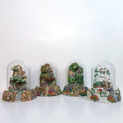 LOT 56D: Franklin Mint Violet L. Schwenig Miniature Cottages