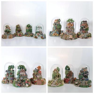 LOT 56D: Franklin Mint Violet L. Schwenig Miniature Cottages