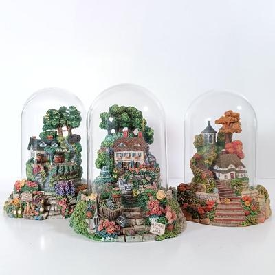 LOT 56D: Franklin Mint Violet L. Schwenig Miniature Cottages