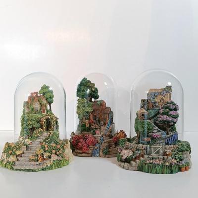 LOT 56D: Franklin Mint Violet L. Schwenig Miniature Cottages