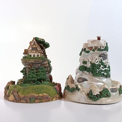 LOT 56D: Franklin Mint Violet L. Schwenig Miniature Cottages