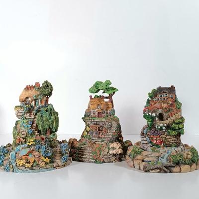 LOT 56D: Franklin Mint Violet L. Schwenig Miniature Cottages