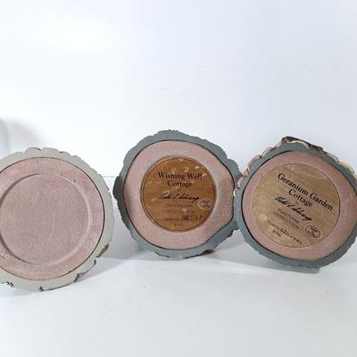 LOT 56D: Franklin Mint Violet L. Schwenig Miniature Cottages