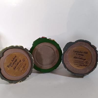 LOT 56D: Franklin Mint Violet L. Schwenig Miniature Cottages