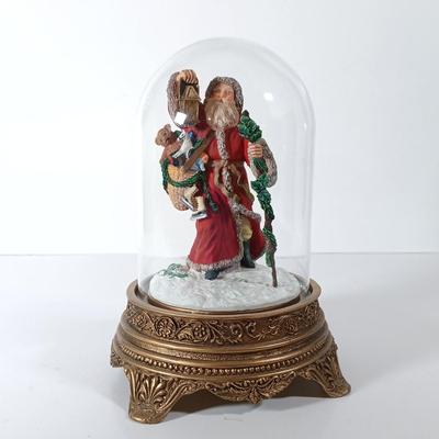 LOT 63D: Vintage Jaimy Santa Sleigh, Franklin Mint Father Christmas & Nutcrackers