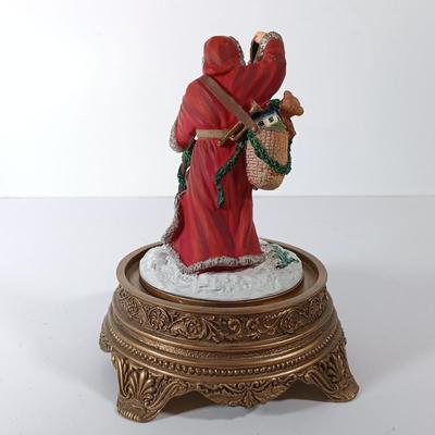 LOT 63D: Vintage Jaimy Santa Sleigh, Franklin Mint Father Christmas & Nutcrackers