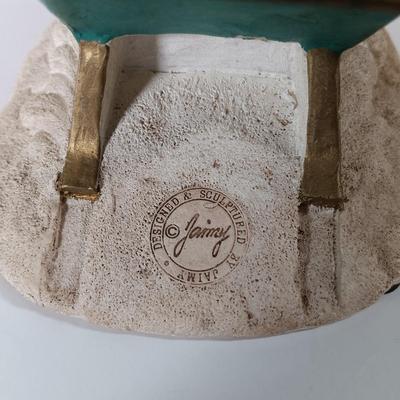 LOT 63D: Vintage Jaimy Santa Sleigh, Franklin Mint Father Christmas & Nutcrackers