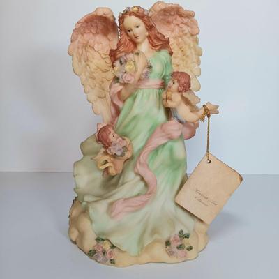 LOT 64D: Home Interiors 'Protecting Old Glory' Angel, Hamilton Collection 'Angel of Glory' & More
