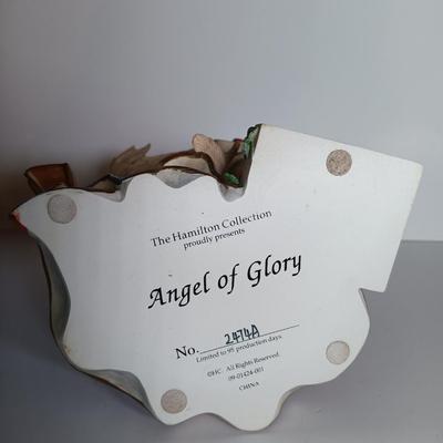 LOT 64D: Home Interiors 'Protecting Old Glory' Angel, Hamilton Collection 'Angel of Glory' & More