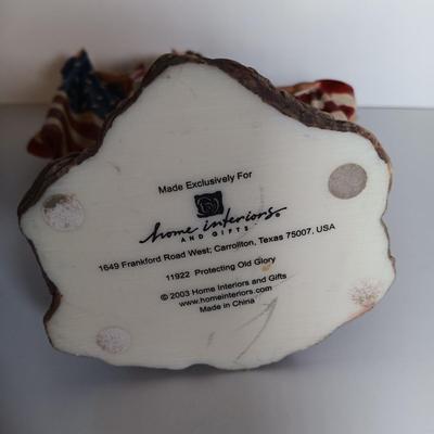 LOT 64D: Home Interiors 'Protecting Old Glory' Angel, Hamilton Collection 'Angel of Glory' & More