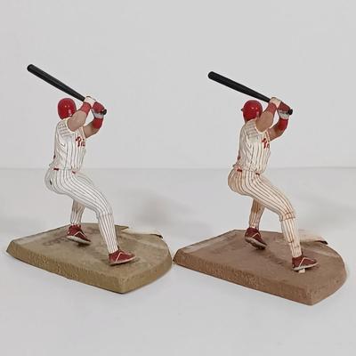 LOT 66B: The Danbury Mint Mike Schmidt Figurine w/ MLBPA Mini Phillies Figurines