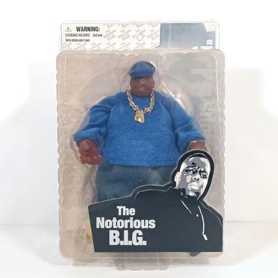 LOT 67B: Mezco Figurines 2006 The Notorious B.I.G. in Blue Sweatshirt